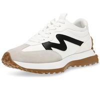Steve Madden Campo Damen-Sneaker, Weiß, Schwarz, 8