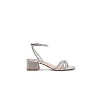 Steve Madden Sandalette Cerena mit Ziersteinbesatz, Silber, Größe 37