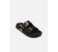 Pantolette STEVE MADDEN "STEVE MADDEN Pantoletten Leder", Damen, Gr. 36, schwarz, Leder, Schuhe Pantolette (52997220-36) schwarz