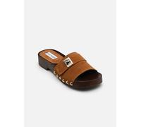 Pantolette STEVE MADDEN "STEVE MADDEN Pantoletten Leder", Herren, Gr. 39, chestnut, Leder, Schuhe Pantolette (39423255-39) chestnut