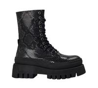 Steve Madden - "Coast" Schlangenmuster Springerstiefel für Damen, Plattform-Absatz (Schwarz) EU 36 / UK 3