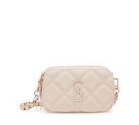 Steve Madden Damen Bdaisy Gesteppte Umhängetasche mit doppeltem Reißverschluss, Elfenbein