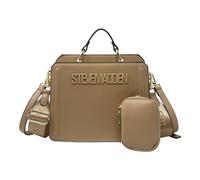 Steve Madden Damen Bevelyn Convertible Crossbody Bag, Camel