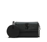 Steve Madden Damen Wallet Carina-B Geldbörse Crossbody mit Tasche Geschenkset, Saffiano, Schwarz