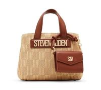 Steve Madden Damen Flores Mini-Tragetasche aus Bast, Cognac