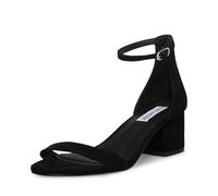 Steve Madden Damen irenee1 Kleid Sandalen, Schwarze Velourslederoptik, 39 EU