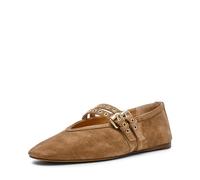 Steve Madden Damen Lydia Ballerinas, Braungrau - Taupe Suede, 38-39 EU