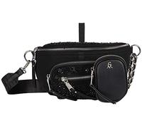 Steve Madden Damen Maxima Covertible Gürteltasche Crossbody, Schwarz