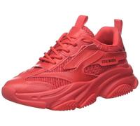 Steve Madden Damen Possession Sneaker, Rot/Ausflug, einfarbig (Getaway Solids), 38 EU