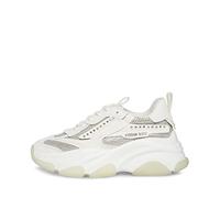 Steve Madden Damen Possession Sneaker, Weiße Strasssteine, 36 EU