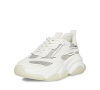 Steve Madden Damen-Sneaker Possession, Weiße Strasssteine, 38 EU