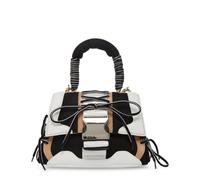 Steve Madden Damen Top Handle Diego Crossbody mit Tragegriff Oben, Schwarz/Braun