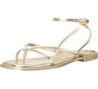 Steve Madden Damen Zustimmen Sandale, Gold, 37 EU
