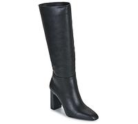 High-Heel-Stiefel STEVE MADDEN "STEVE MADDEN Stiefel Lederimitat", Damen, Gr. 40, schwarz, Lederimitat, Schuhe (57904740-40) schwarz