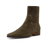 Steve Madden Dusty Damen-Stiefelette, Olives Wildleder, 38-39 EU