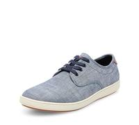 Steve Madden Herren Fenta Modischer Sneaker, Blauer Stoff, 43 EU