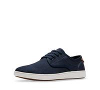Steve Madden Fenta Fashion Herren-Sneaker, Marineblaue Leinwand, 46 EU