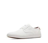 Steve Madden Fenta Fashion Herren-Sneaker, weißes Leinen, 46 EU