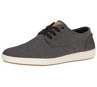 Steve Madden Herren Fenta Modischer Sneaker, Schwarzer Stoff, 43 EU