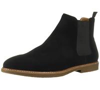 Steve Madden Herren Highline Chelsea-Stiefel, Schwarzes Wildleder, 47 EU