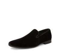Steve Madden Herren Laight Slipper, Schwarzer Samt, 45 EU