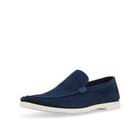 Steve Madden Herren Ragle Loafer, Marineblaues Velours, 45 EU