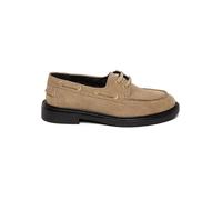 Steve Madden Leder-Schnürschuhe in Beige - Größe 39 | Damen Schnuerschuhe