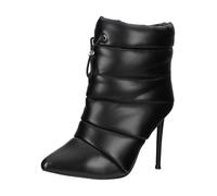 Steve Madden Leder-Stiefeletten in Schwarz - Größe 39 | Stiefeletten