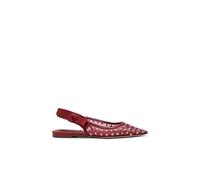 Ballerina STEVE MADDEN "STEVE MADDEN Ballerinas Textil", Damen, Gr. 39, cherry, Textil, Schuhe Ballerina (64672864-39) cherry
