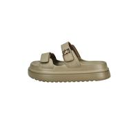 Steve Madden Pantoletten Lederimitat Olive - 39
