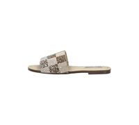 Pantolette STEVE MADDEN "STEVE MADDEN Pantoletten Textil", Damen, Gr. 40, braun, Textil, Schuhe Pantolette (95770546-40) braun