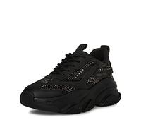 Steve Madden Possession Plateau-Sneaker für Damen, Schwarze Strasssteine, 37 EU
