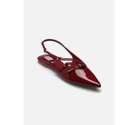 Ballerina STEVE MADDEN "STEVE MADDEN Ballerinas Lederimitat", Damen, Gr. 38, rot (weinrot), Lederimitat, casual, Schuhe (19277661-38) weinrot