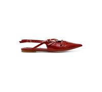Ballerina STEVE MADDEN "STEVE MADDEN Ballerinas Lederimitat", Damen, Gr. 40, rot (weinrot), Lederimitat, casual, Schuhe (19277661-40) weinrot
