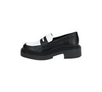 Steve Madden Slipper Leder/Synthetik Schwarz/Weiß - 37