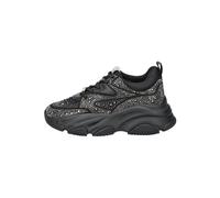 Steve Madden Sneaker Lederimitat/Mesh Schwarz/Silber - 39