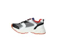 Sneaker STEVE MADDEN "STEVE MADDEN Sneaker Lederimitat/Textil", Damen, Gr. 38, schwarz, weiß, Lederimitat, Textil, Schuhe Sneaker (41180413-38) schwarz, weiß