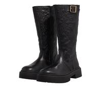 Stiefel STEVE MADDEN "STEVE MADDEN Stiefel Leder", Damen, Gr. 40, schwarz, Leder, Schuhe (95182917-40) schwarz