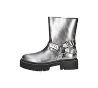 Stiefel STEVE MADDEN "STEVE MADDEN Stiefel Leder", Damen, Gr. 40, gunmetal, Leder, Schuhe (51705311-40) gunmetal