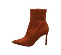 High-Heel-Stiefelette STEVE MADDEN "STEVE MADDEN Stiefelette Leder", Damen, Gr. 39, braun (caramel), Leder, casual, Schuhe (24051647-39) caramel