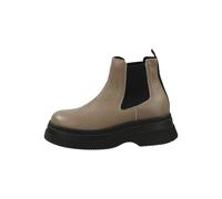 Stiefelette STEVE MADDEN "STEVE MADDEN Stiefelette Leder/Textil", Damen, Gr. 37, beige, Leder, Textil, casual, Schuhe (85593667-37) beige
