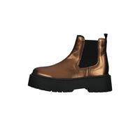 Steve Madden Stiefelette Leder/Textil Braun/Gold - 40