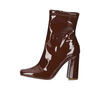 High-Heel-Stiefelette STEVE MADDEN "STEVE MADDEN Stiefelette Lederimitat", Damen, Gr. 40, cognac, Lederimitat, Schuhe (79131154-40) cognac