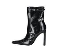 Stiefelette STEVE MADDEN "STEVE MADDEN Stiefelette Lederimitat", Damen, Gr. 40, schwarz, Lederimitat, Schuhe (37089444-40) schwarz