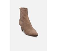 Stiefelette STEVE MADDEN "STEVE MADDEN Stiefelette Veloursleder", Damen, Gr. 40, taupe, Veloursleder, Schuhe (44460411-40) taupe