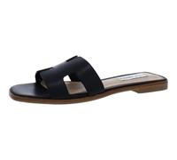 Steve Madden Women's Hadyn Sandal, Schwarz Leder, 38-39 EU