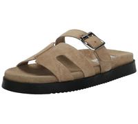 Steve Madden Damen Mayhem Slide Sandale, Braungrau - Taupe Suede, 40 EU