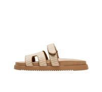 Steve Madden Damen Mayven Schiebe-Sandalen, Naturbast, 41 EU