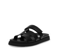 Steve Madden Women's Mayven Slide Sandal, Schwarz Leder, 36-37 EU
