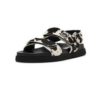 Steve Madden Women's Mona Sandal, Schwarz/Weiß, 39 EU